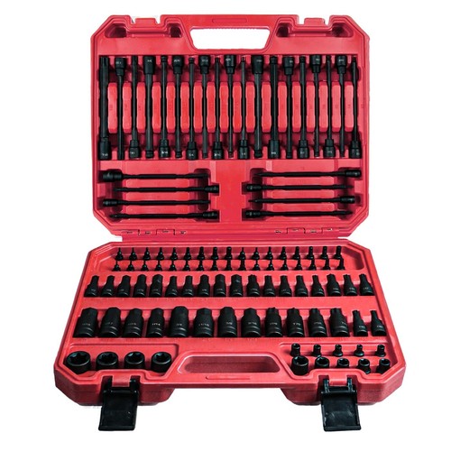107pcs socket bit set - socket, 1/4"