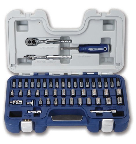 47pc set sae metric - 47pc, 1/4"dr