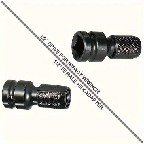 Drive 4 hex adapter - 1/2", 1/4"