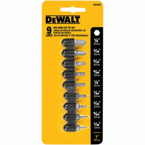 Dewalt hex drive bit - 9, 1"