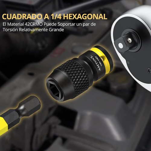 Impact hex converter - to, 1/4