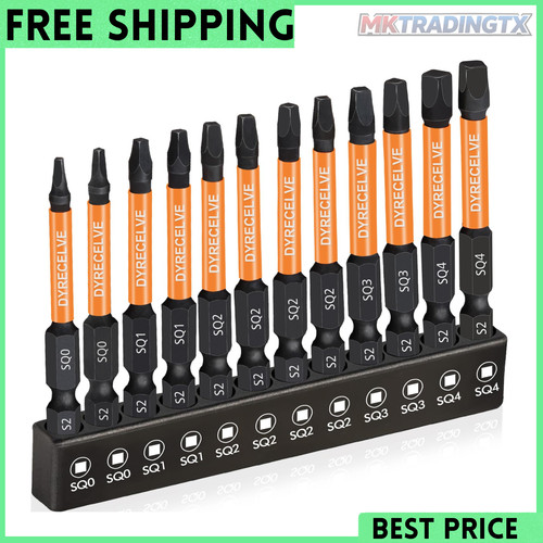 Pack square drive bits - square,
